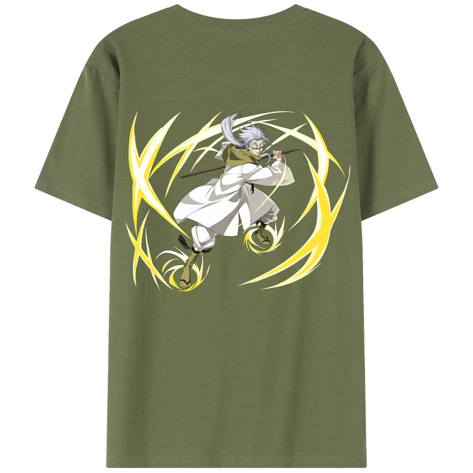 （画像用） 転スラ Regarding Reincarnated to Slime 綿100％半袖Tシャツ（背面プリント）